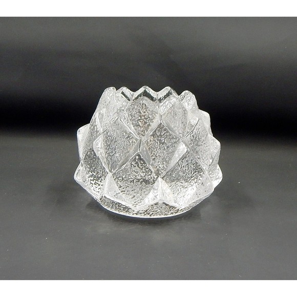 Orrefors Sweden Firefly Nimbus Artichoke Crystal Candle Holder - Picture 1 of 16